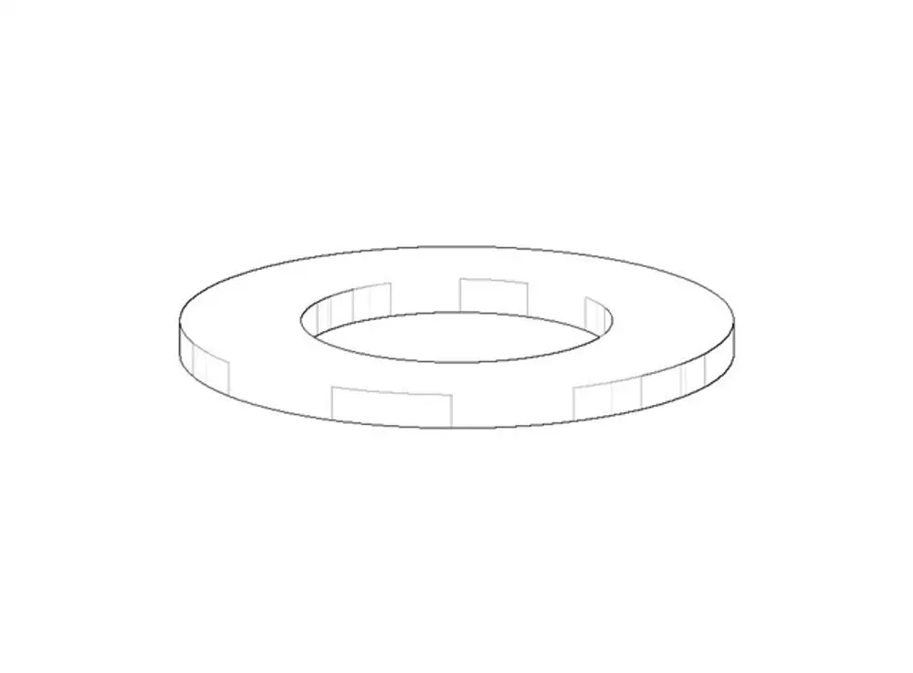 DORNBRACHT Dichtung NBR 70 ERSATZTEILE 091405014 48,0 x 27,0 x 3,0 mm, 09140501490 Galeriebild 1